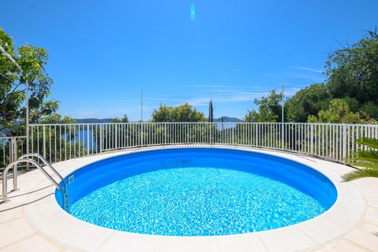Apartment Mario - Veliki Stan Za Odmor - Terasa- Vrt - Bazen - Pogled More, Izoliran Orašac Zewnętrze zdjęcie